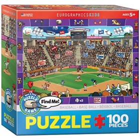 EuroGraphics Spot and Find Baseball MO Puzzle 100 pièces 