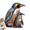 lembrd Puzzle Pingouin pour, Puzzles en Bois, Jeu de société Pingouin, Jouet Puzzle dapprentissage précoce, activités intera