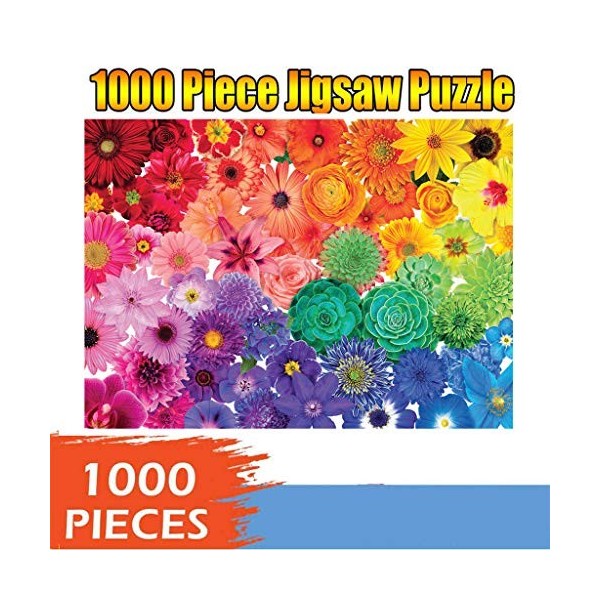 XeinGanpre - Puzzle 1000 Pièces Adultes, Puzzles Paysage Merveilles Tournesol Fleurs pour Adultes et Adolescents Puzzles 1000