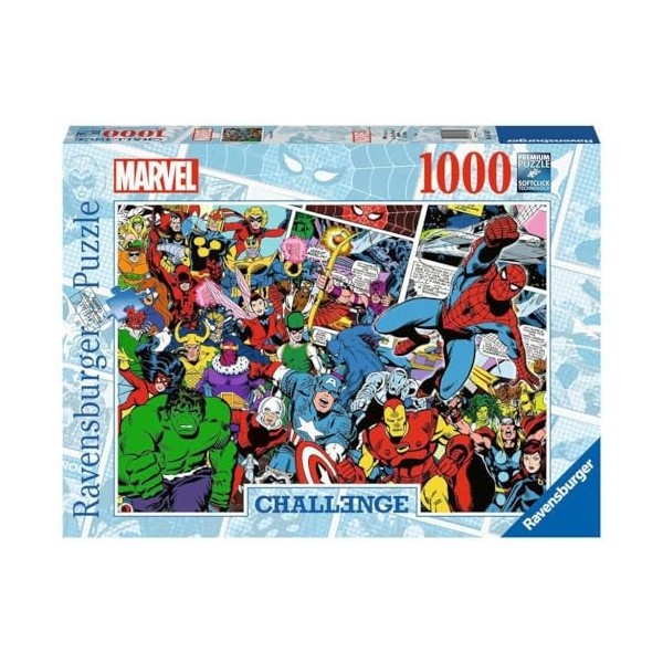 Ravensburger - Puzzle Adulte - Puzzle 1000 p - Marvel Challenge Puzzle - 16562