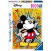 RAVENSBURGER PUZZLE- Mickey Mouse Puzzle rétro, 15391, Noir