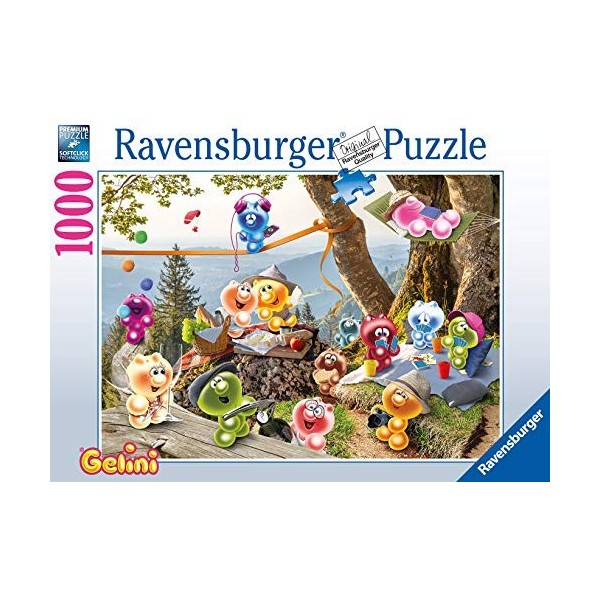RAVENSBURGER PUZZLE- Bij de Picknick Gelini Ravensburger 16750 Puzzle pour Pique-Nique 1000 pièces, Dieu des Mers