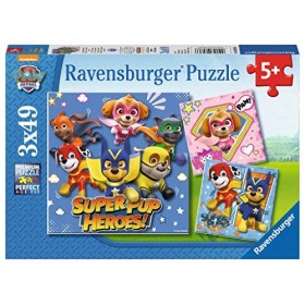 Ravensburger- Paw Patrol Puzzle 3 x 49, 08036 
