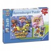 Ravensburger- Paw Patrol Puzzle 3 x 49, 08036 