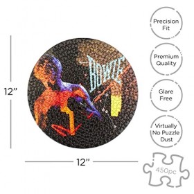 NMR Distribution ALBM-005 David Bowie Lets Dance 450 pc Picture Disc Puzzle, Multi-Colored