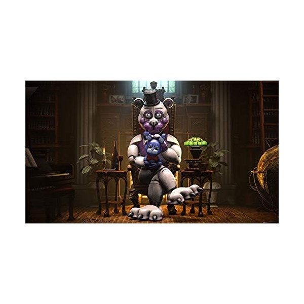 Fnaf Puzzle en bois 5 nuits - Puzzle Anime - Puzzle 200/300/500/1000 pièces - Pour adultes et enfants