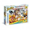 Clementoni - 23718 - Supercolor Puzzle - Duck Tales - 104 Pièces - Disney