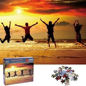 Universal Castle Puzzle 500 Pieces Adulte Puzzle Paysage Impossible Classiques Casse Tete Puzzle Toy Adultes et Enfants 14 An