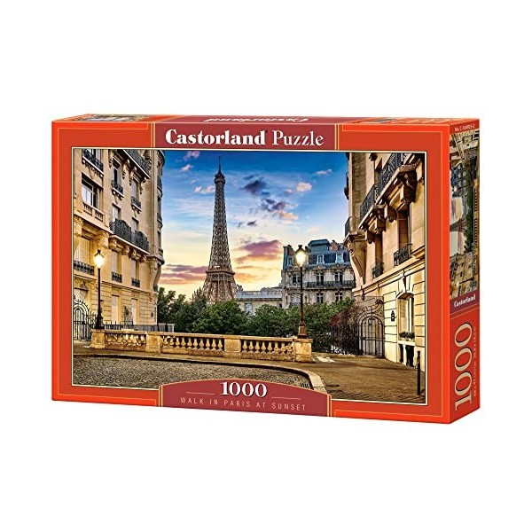 Castorland Puzzle 1000 pièces : Promenade dans Paris au Coucher du Soleil