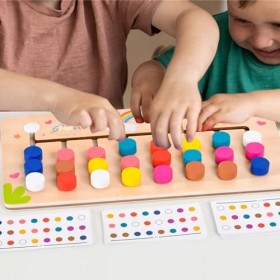 Neamou Jouets dapprentissage Puzzle Coulissant, Jeu de société de Puzzle Coulissant | Jeu de société de Correspondance de Co