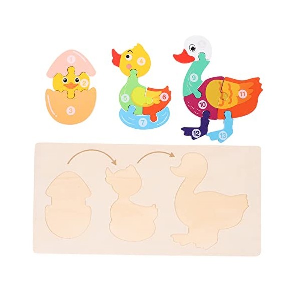 AOKWAWALIY 1 Ensemble Puzzle Enfant en Bas Âge Puzzle Jouets pour Tout-Petits Enfants Jouets Jouets dapprentissage Préscolai