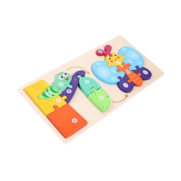 AOKWAWALIY 1 Ensemble Puzzle Enfant en Bas Âge Puzzle Jouets pour Tout-Petits Enfants Jouets Jouets dapprentissage Préscolai