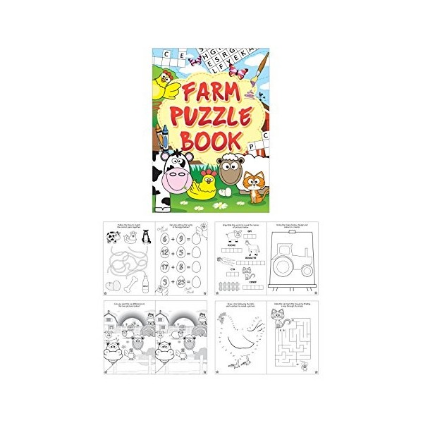 HENBRANDT 10 mini livres puzzle de la ferme