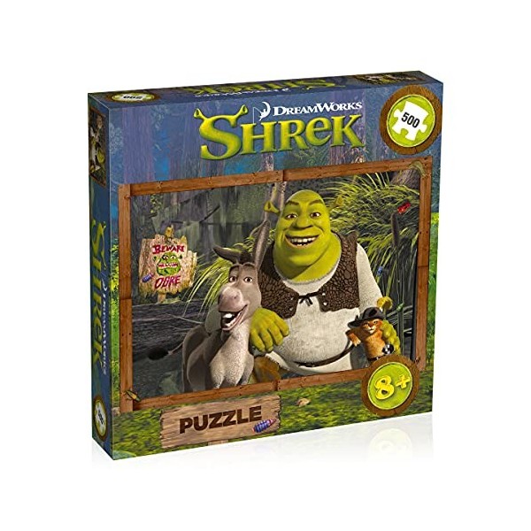 Winning Moves- Shrek Puzzle 500 pièces, WM01386-ML1-6, Multicolore