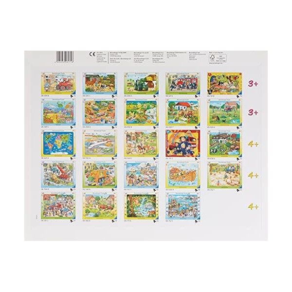 Ravensburger- Dschungelbewohner 06171-Amoureux de la Jungle-Puzzle pour Enfants, 06171