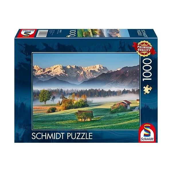 Schmidt Spiele 59762 Garmisch-Partenkirchen, Murnauer Moos, 1000 pièces Puzzle, Coloré