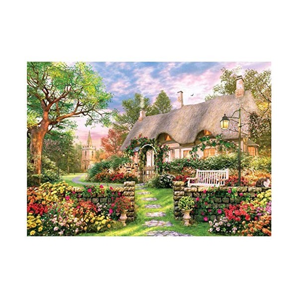 Puzzle de 1000 pièces, village conte de fées, peinture paysagère, décoration, jouet éducatif, beau cadeau, puzzles classiques