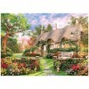 Puzzle de 1000 pièces, village conte de fées, peinture paysagère, décoration, jouet éducatif, beau cadeau, puzzles classiques