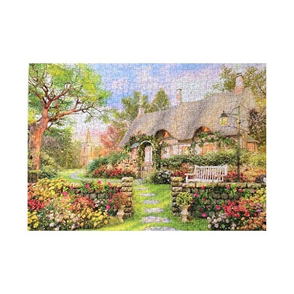 Puzzle de 1000 pièces, village conte de fées, peinture paysagère, décoration, jouet éducatif, beau cadeau, puzzles classiques