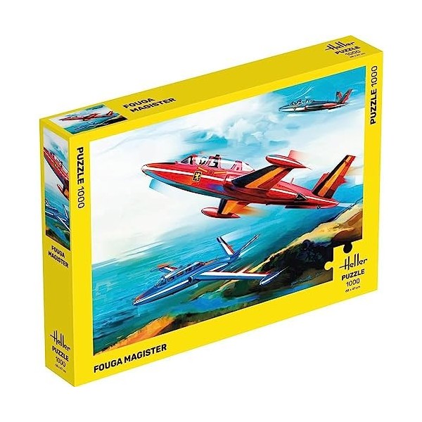 Puzzle 1000 pièces : Fouga Magister