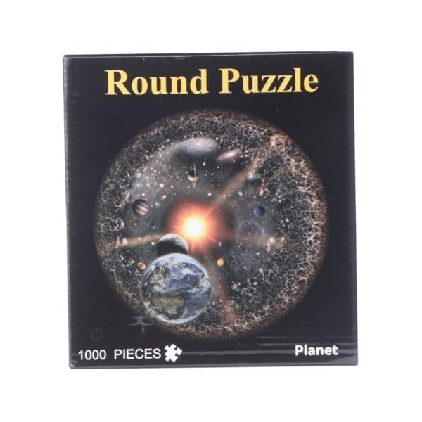 TOYANDONA 1000 Pièces Planète 1000 pièces Puzzle Avion Puzzle - Puzzle Intelligence Adulte - Puzzle Spatial Adulte - Puzzle A