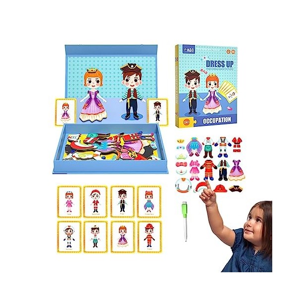 Copangle Puzzles magnétiques pour,Puzzles pour,Jouet de Puzzle magnétique pour Filles - Jouet de Puzzle créatif, Jouet de Puz