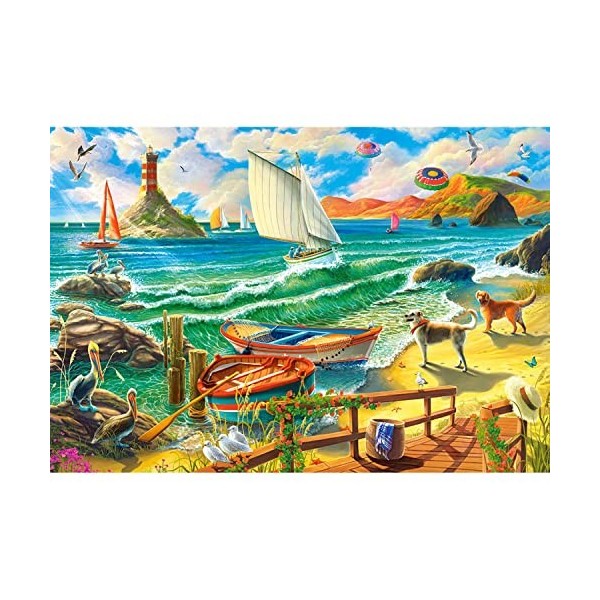 Castorland Puzzle 1000 pièces : Week-End à la Mer