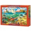 Castorland Puzzle 1000 pièces : Week-End à la Mer