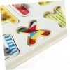 Abaodam Jeux Éducatifs pour Enfants Jeux Éducatifs pour Enfants Puzzle Alphabet Coloré Puzzles Aides Pédagogiques Puzzles Jou