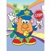 MB - Puzzle Enfant - Puzzles 4/6 Pièces Monsieur Patate - Gendarme