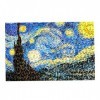 TOYANDONA Puzzle per Adulti 234 Pezzi Puzzle per Adulti Notte Stellata Puzzle Van Gogh Puzzle Colorato Gioco di Pittura a Oli
