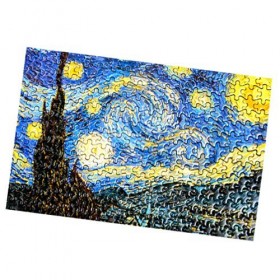 TOYANDONA Puzzle per Adulti 234 Pezzi Puzzle per Adulti Notte Stellata Puzzle Van Gogh Puzzle Colorato Gioco di Pittura a Oli