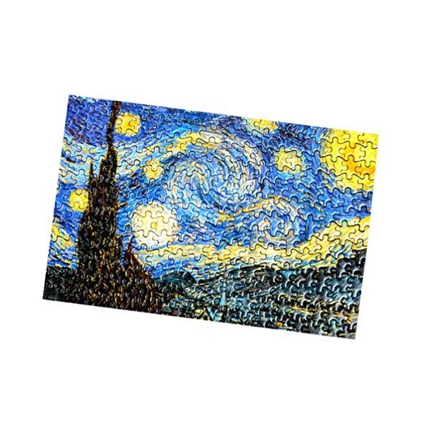 TOYANDONA Puzzle per Adulti 234 Pezzi Puzzle per Adulti Notte Stellata Puzzle Van Gogh Puzzle Colorato Gioco di Pittura a Oli