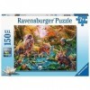 Ravensburger - Puzzle pour enfants - 150 p XXL - Le rassemblement des dinosaures - Dès 7 ans - Puzzle de qualité supérieure -