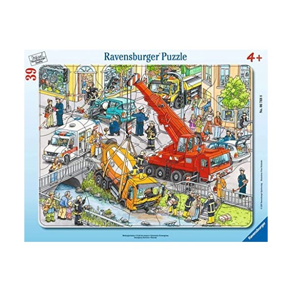 Ravensburger - Puzzle enfant - Unité De Secours - 39 Pièces