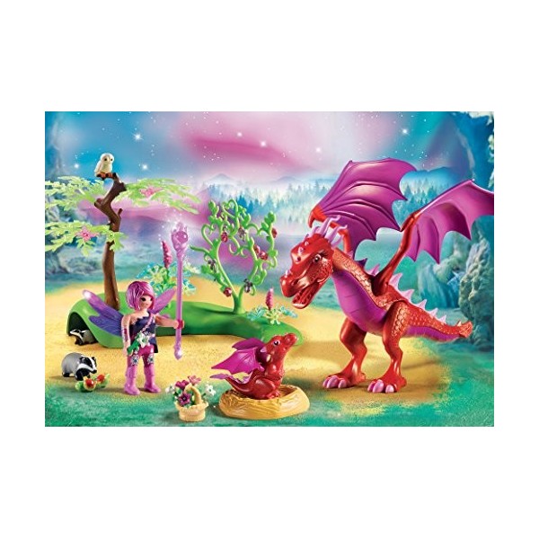 Playmobil 9134 Gardienne des fées avec dragons