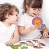 6 en 1 Puzzles pour Enfants, Jigsaw Animaux, Casse-têtes Jouet Éducatif Éveil Jeux Montessori pour Bébés Garçons Filles 2 3 4