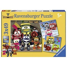 Ravensburger Italy 08047 Robot Trains Puzzle 3 x 49 pièces
