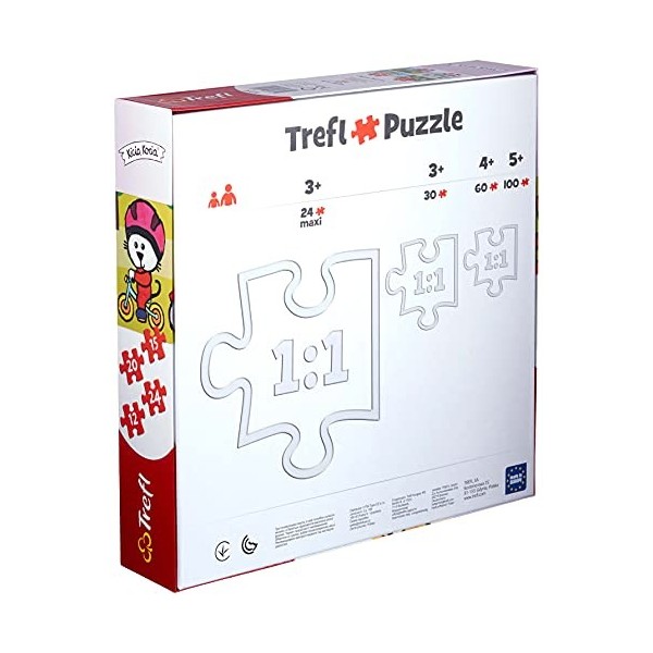 Trefl, Puzzle Le Jour de la Kicia Kocia Kicia Kocia de 12 à 24 pièces - 4 Jeux pour Les Enfants à partir de 3 Ans