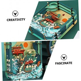 TOYANDONA Casse-tête en Papier 3D Jouets Miniatures Puzzles Enfant Jouets pour Bébés Puzzles pour Enfants Jouets De Sport Sci