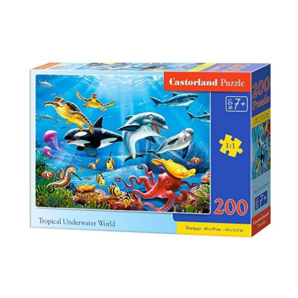 Castorland Puzzle 200 Tropical Underwater World Castor