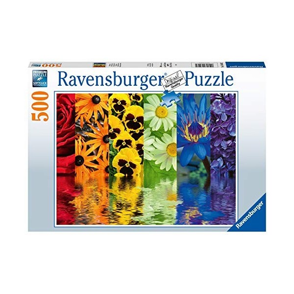 Ravensburger- Puzzle Floral Reflections 500 pièces pour Adultes et Enfants à partir de 10 Ans, 16446