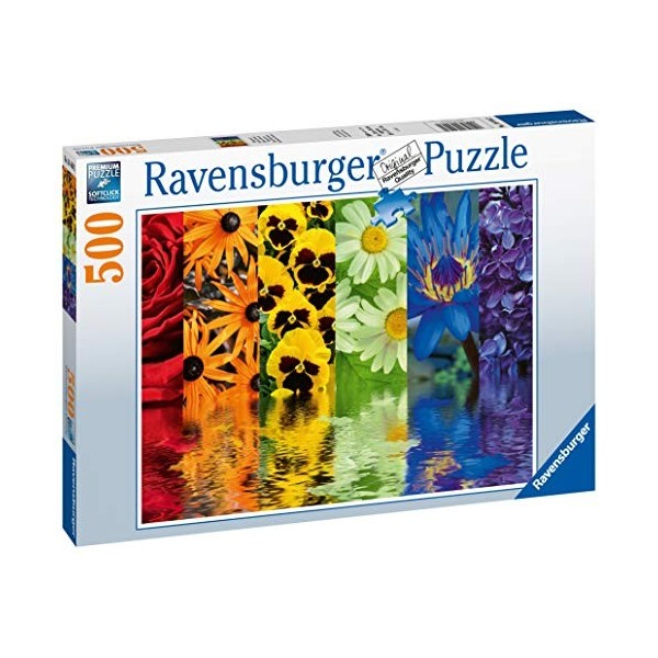 Ravensburger- Puzzle Floral Reflections 500 pièces pour Adultes et Enfants à partir de 10 Ans, 16446