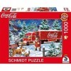 Schmidt Spiele 57598 Coca Cola Camion de Noël, 1000 pièces Puzzle, Coloré