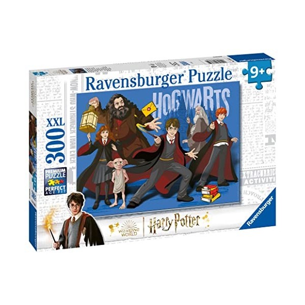 Ravensburger - Puzzle pour enfants - 300 p XXL - Harry Potter à lécole de magie de Poudlard - Dès 9 ans - Puzzle de qualité 