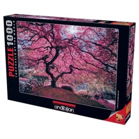Anatolian ANA1037 Puzzle Arbre Rose, répulsif Contre Les nuisibles v.407