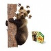 Madd Capp-884003 Bear Shape Puzzle en Forme dours Junior 100 pièces pour Enfants et Adultes, 884003, Multicolore