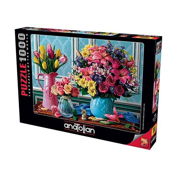 Anatolian/perre Group Puzzle 1000 pièces : Fleurs dans des vases