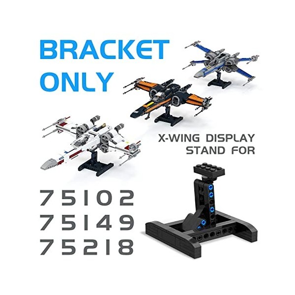 Support pour Lego X-Wing Starfighter 75301 75273 75297 75218 75235 Kits de Construction,présentoir pour Les Jouets de Constru