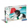 Clementoni- Supercolor Sunny Beach – 104 pièces Enfants 6 Ans, Puzzle Chien, Animaux, fabriqué en Italie, 25767, Multicolore